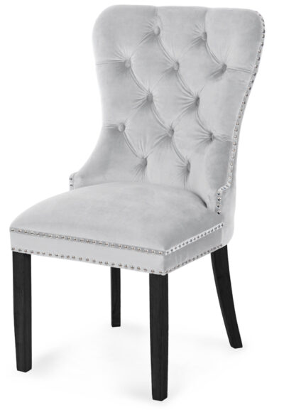 Eleganckie Krzesło Glam Silver